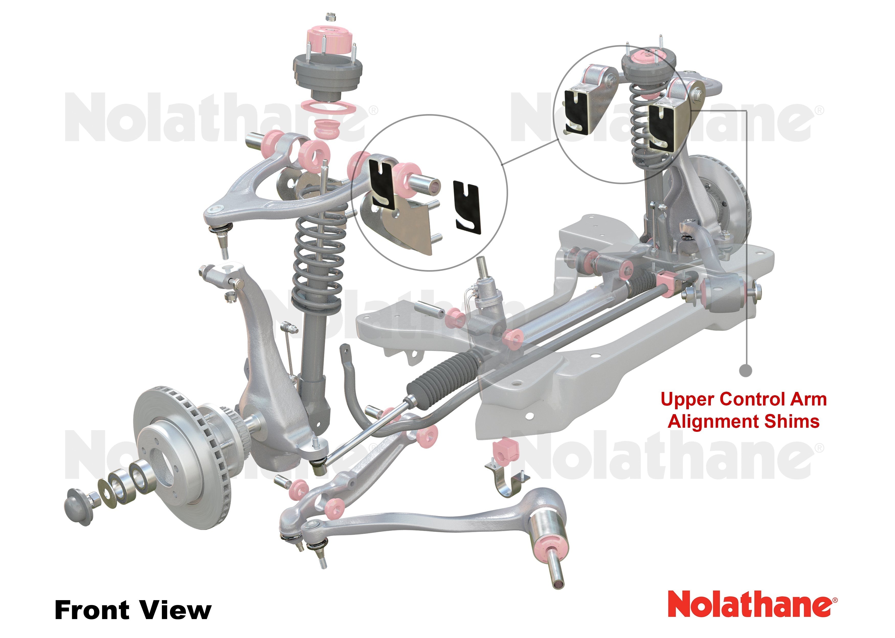 Nolathane, Nolathane Alignment Shim Pack  (REV253.0002)