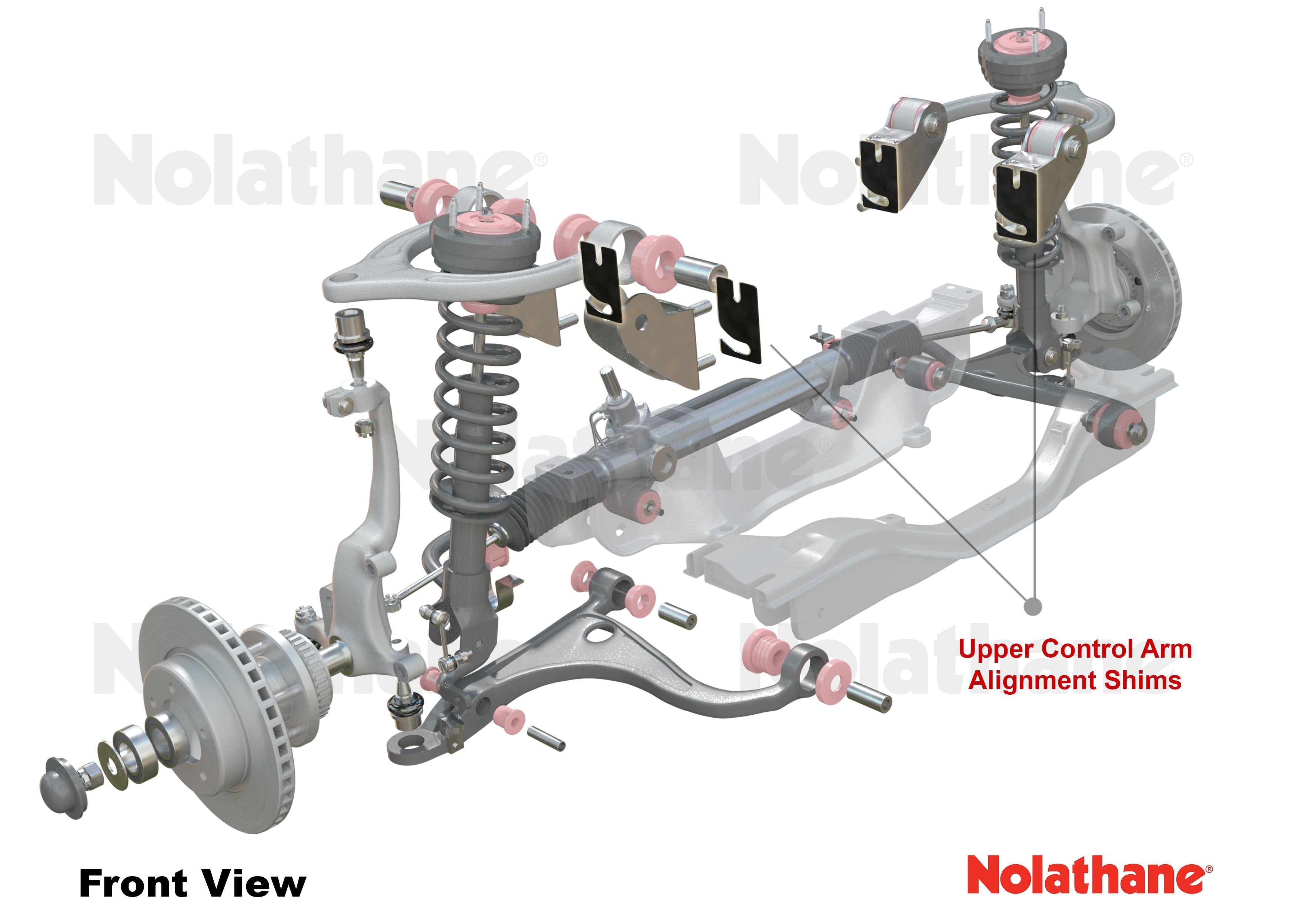 Nolathane, Nolathane Alignment Shim Pack  (REV253.0012)