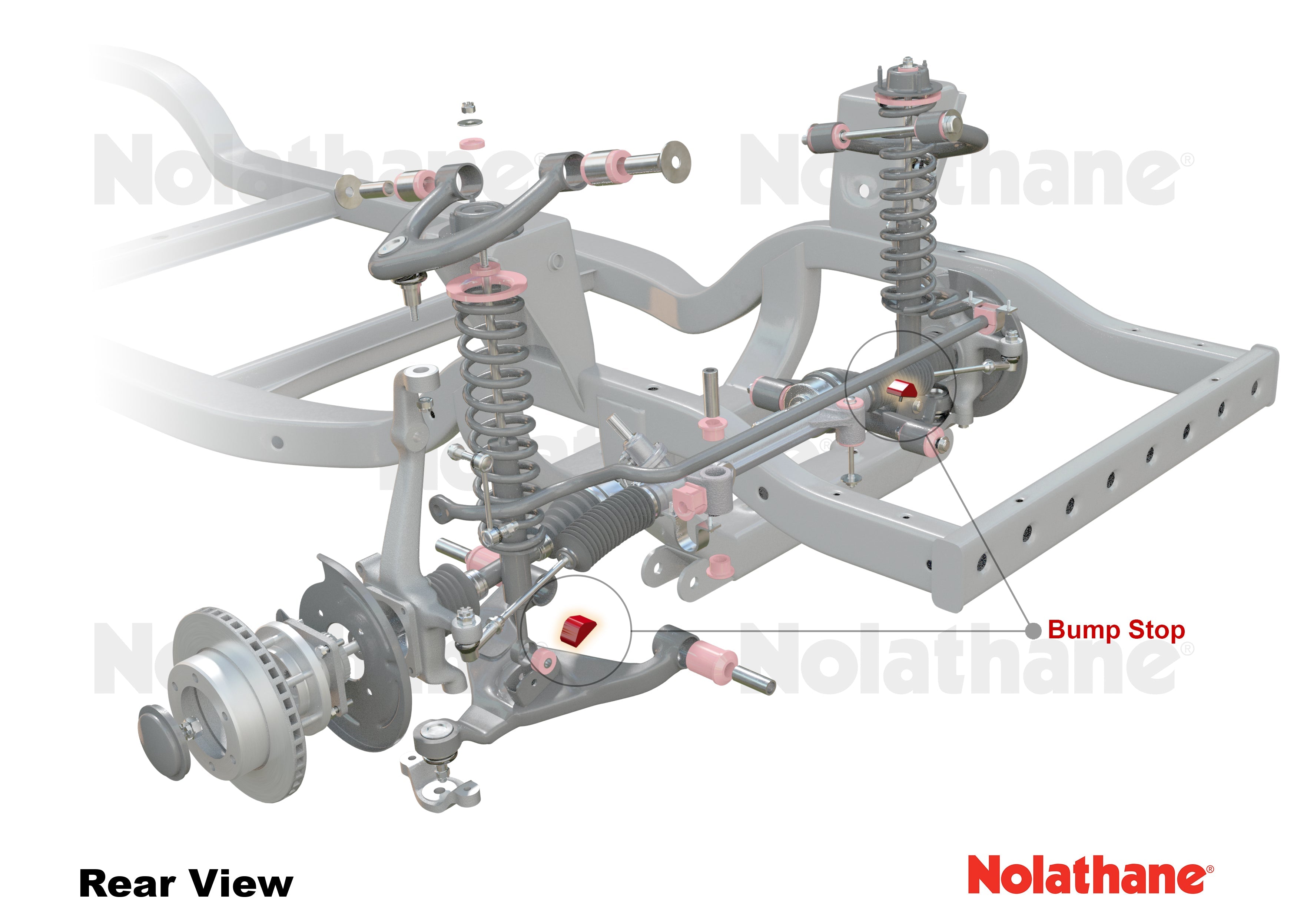 Nolathane, Nolathane Bump Stop - Bushing Kit  (REV240.0002)